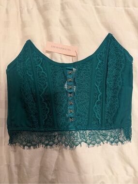 Victoria's Secret Teal Lace Bralette